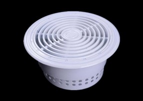 地板风口散流器 铸铝材质空调直径旋流圆形承重型