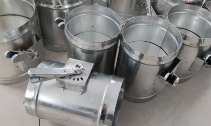 圆形手动风阀  选配电动控制