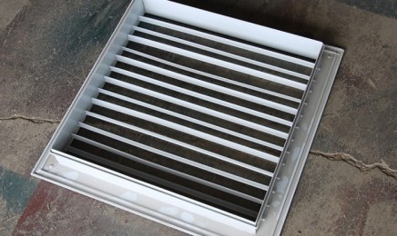 单层百叶式风口可带调节 可定制铝合金及不锈钢材质