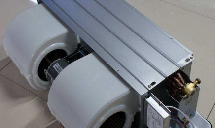 低噪音卧式暗装风机盘管家用商用冷暖水空调中央空调末端散热器