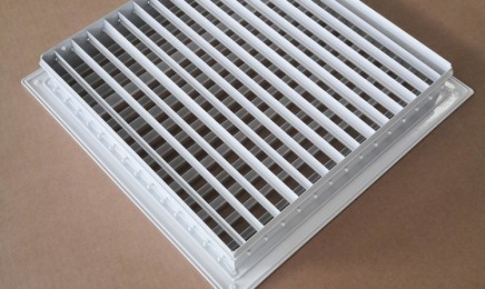 双层百叶风口 空调出风口 铝合金材质