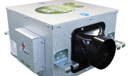 静音单向流新风机 家用新风系统 全屋净化吊顶式管道送排风机