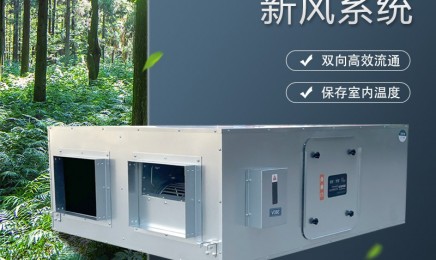 PM2.5吊顶式通风商用双向流新风换气机通静音流全热交换器