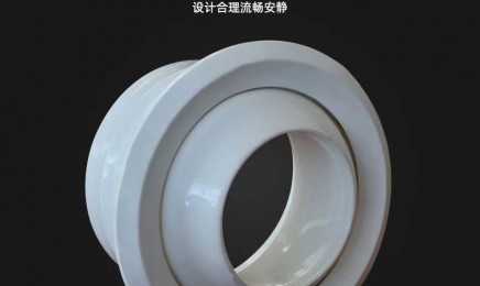 新风系统ABS鼓行喷口风口球喷 带可调节阀 低噪音转速快