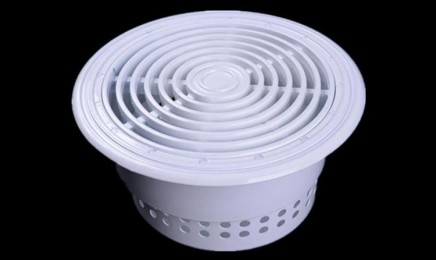 地板风口散流器 铸铝材质空调直径旋流圆形承重型