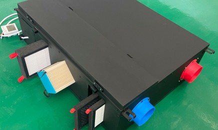 新风系统家用新风换气机双向流中央空调末端全热回收新风机组