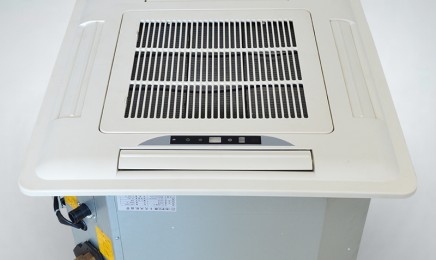 卡式风机盘管吊顶四面八面出风嵌入式天花机吸顶式中央冷暖水空调
